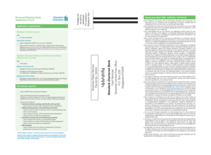 Personal Banking Suite Application Form