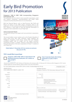 Singapore 1000 & SME 1000 2013 Edition