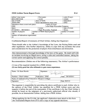 annual confidential report writing samples