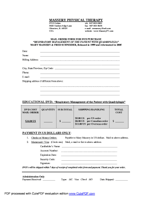 Invitation Order Form Template 9