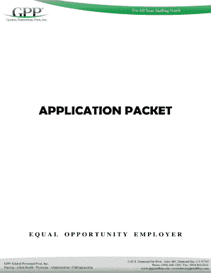 Equal Opportunity Employer Application