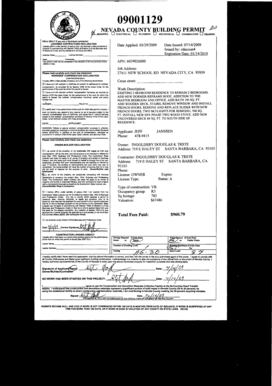 Nevada County Building Permit