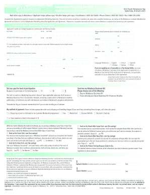Independent Marketing Executive Application and Agreement