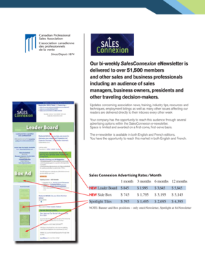 SalesConnexion Advertising Form