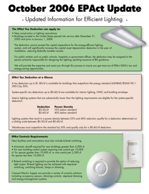 EPAct 2005 Tax Deduction Form