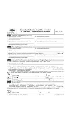 IRS Form 8806
