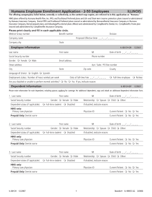 Humana Employee Enrollment Application