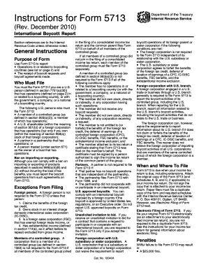 IRS Form 5713 Instructions