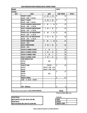 screen printing work order template