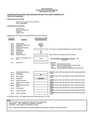 word template for t5013 form