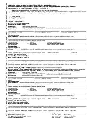 Estonian Spouse Residence Permit Invitation