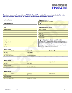 paccar licensing form