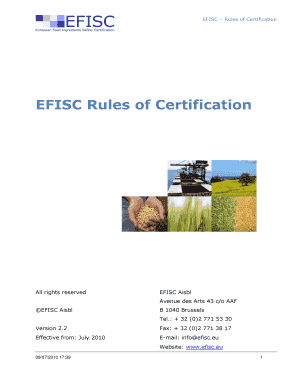 Site email efisc form