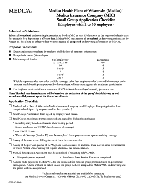 Medica Small Employer Group Application