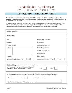 Letter of application tutor2u form