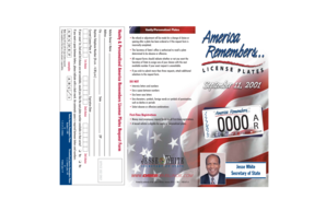 Illinois Vanity License Plate Request Form