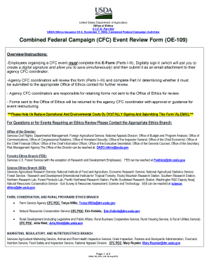 Usda cfc form