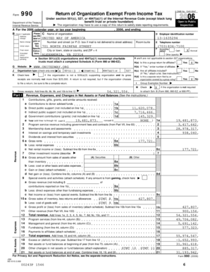 Form 990 Return of Organization Exempt From Income Tax