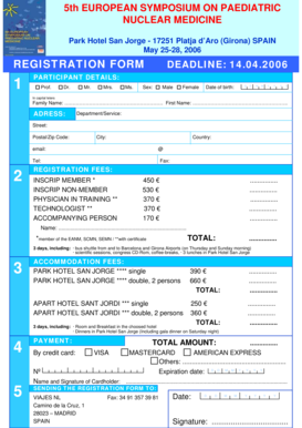 Registration Form Download