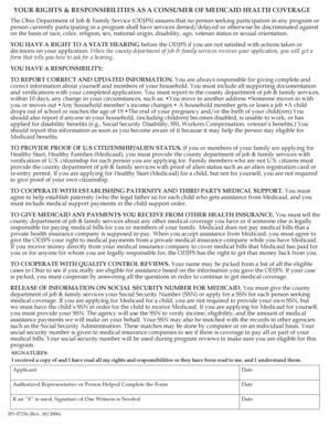 Ohio Medicaid Rights and Responsibilities