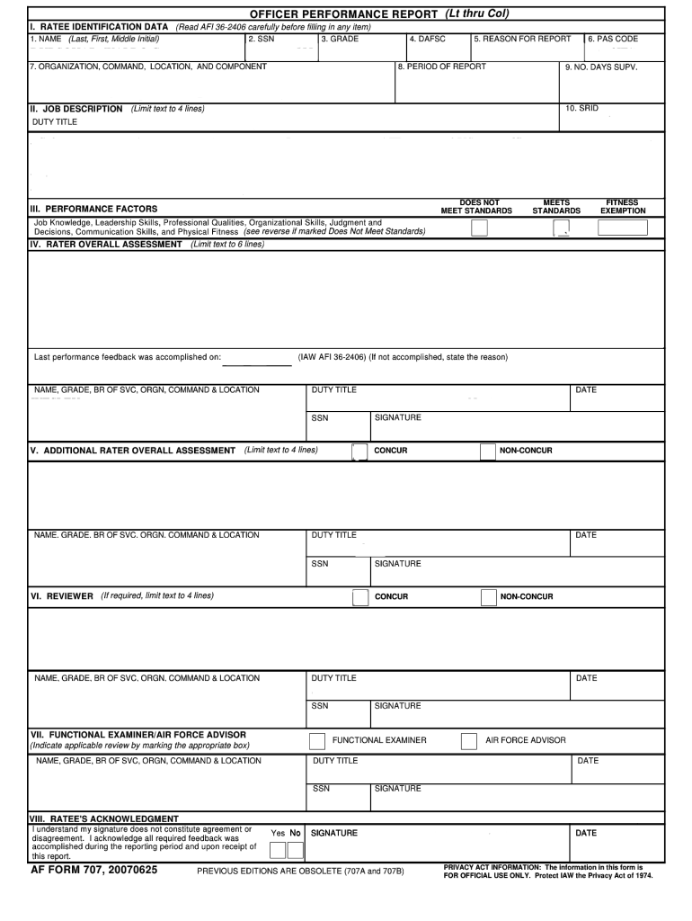 Air Force Opb Form Fill Out Sign Online DocHub