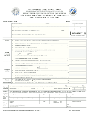 Northern Mariana Islands Individual Income Tax Return
