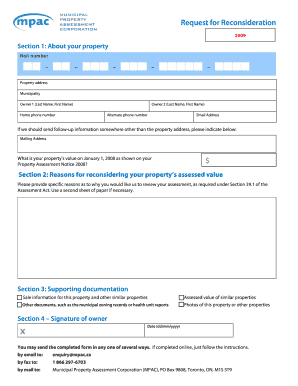 Request for Reconsideration