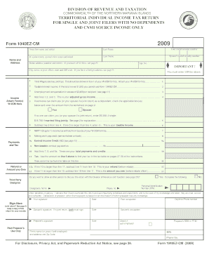 form 1040ez cm