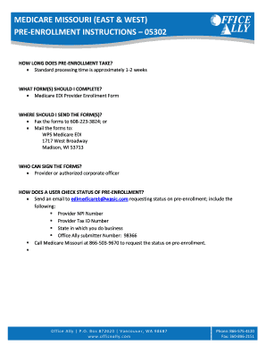Medicare EDI Provider Enrollment Form