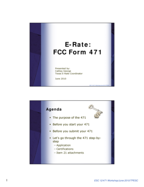 fillable online microsoft powerpoint e rate fcc form 471 pptx fax fcc form 471