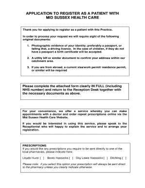 Patient Registration Form