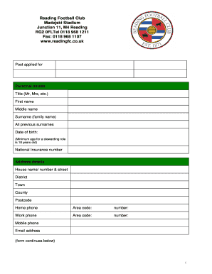 Form preview