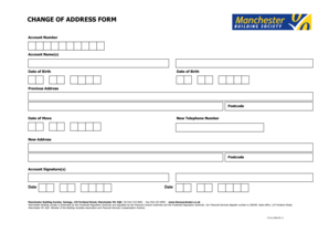 Change of Address Form