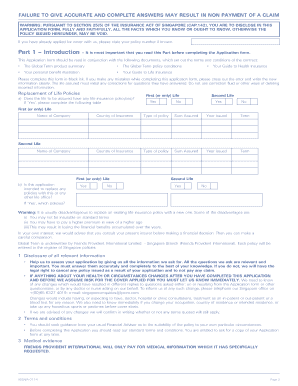 Global Term Life Insurance Application Form