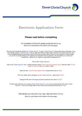 Teaching Application Form