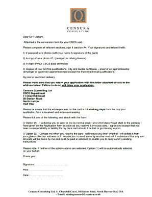 CSCS Scaffolding Card Application Form