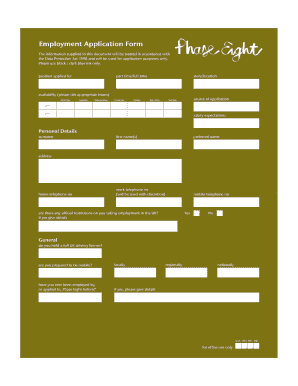 phase eight application form