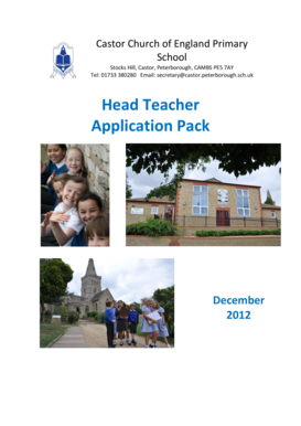 Pack Castor CE Primary School HT Application Pack ... - EPM