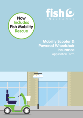 Mobility Scooter & Powered Wheelchair Insurance Application Form