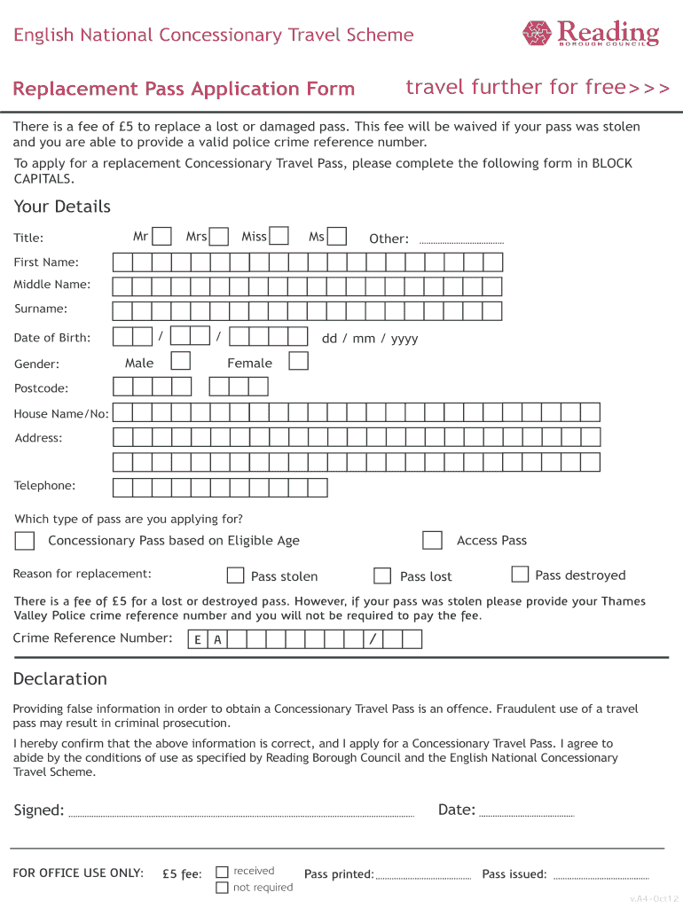 Travel further for free - Reading Travel Information Preview on Page 1