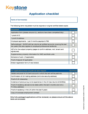 Keystone Buy to Let Mortgages Application Form V8