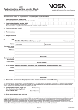 UK Vehicle Identity Check Application