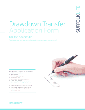 Drawdown Transfer Application Form