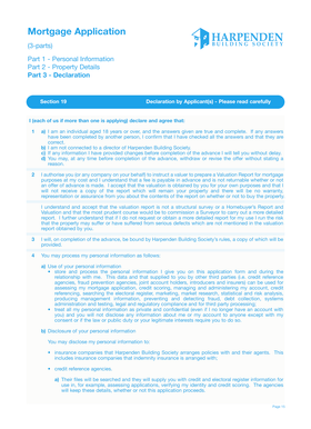 Harpenden Mortgage Application Form