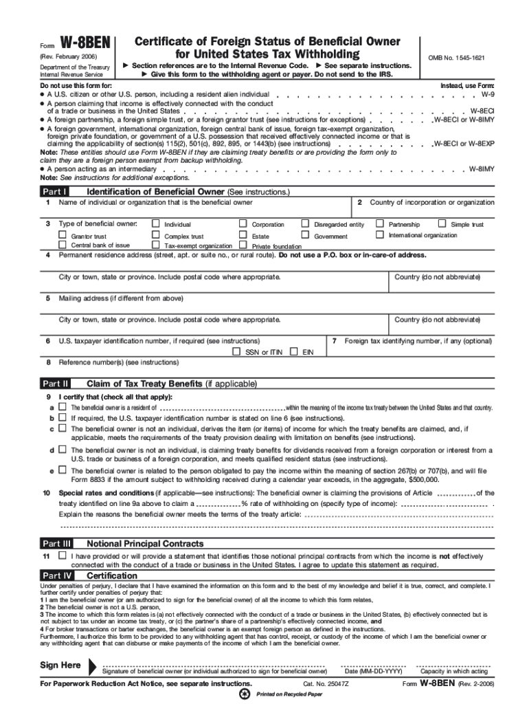 w 8ben form uk download Preview on Page 1