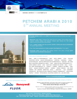 Petchem arabia 2010 - The Energy Exchange.