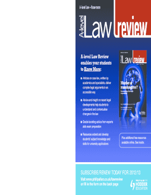 a level law review