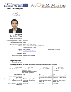 Cv samples pdf - waleed alromaema form