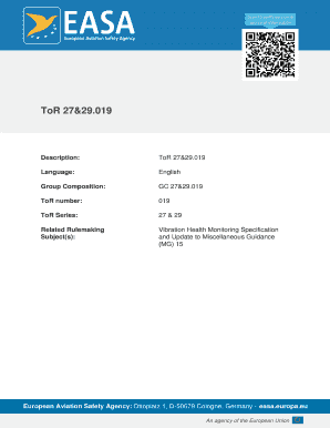 APPENDIX 2: CST/S-CST/Steering Group/ Ad-hoc Group TASKING FORM. AMC/GM Part 21 - Issue 2 - easa europa