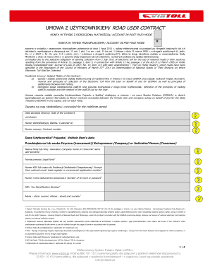 Poland Road User Contract